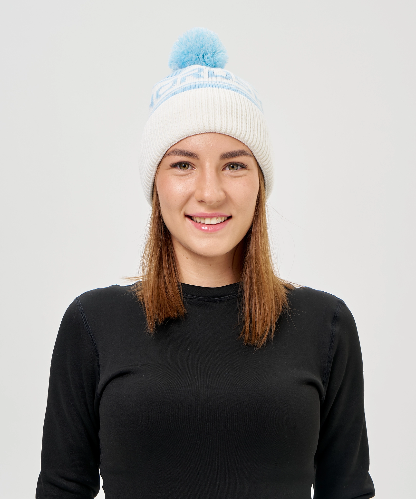 Шапка Nordski Blizzard Ice Water/White