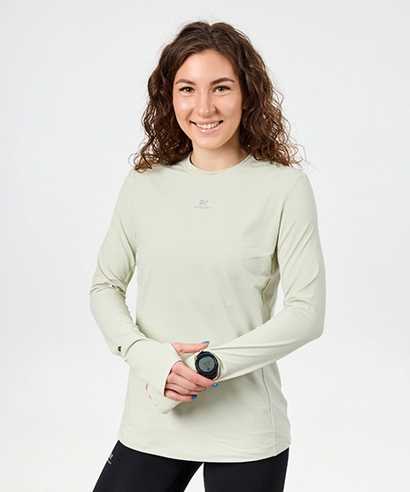 Лонгслив Nordski RunTech Smoky Green W