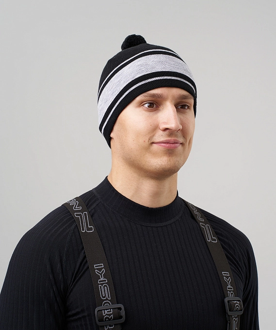 Шапка Nordski Tone Stripe Black