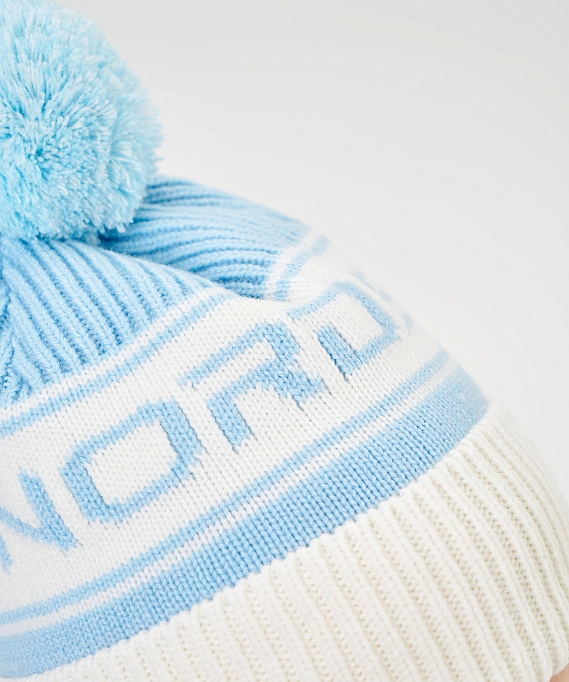 Шапка Nordski Blizzard Ice Water/White