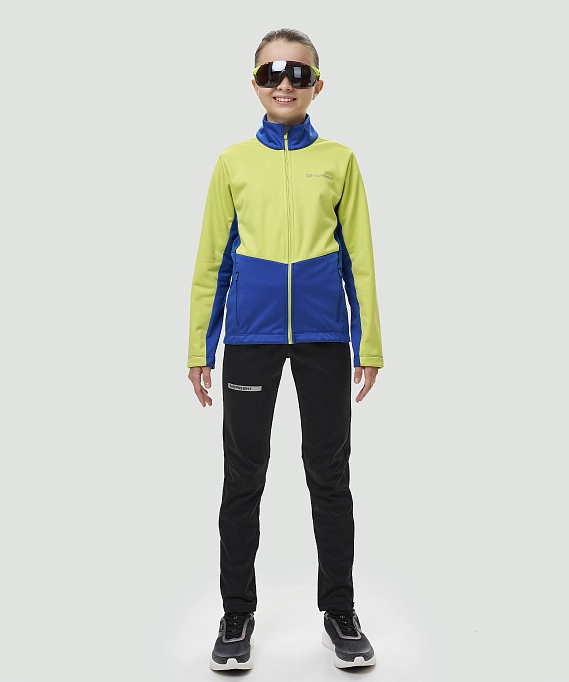 Тренировочная куртка Nordski Jr. Advance True Blue/Lime
