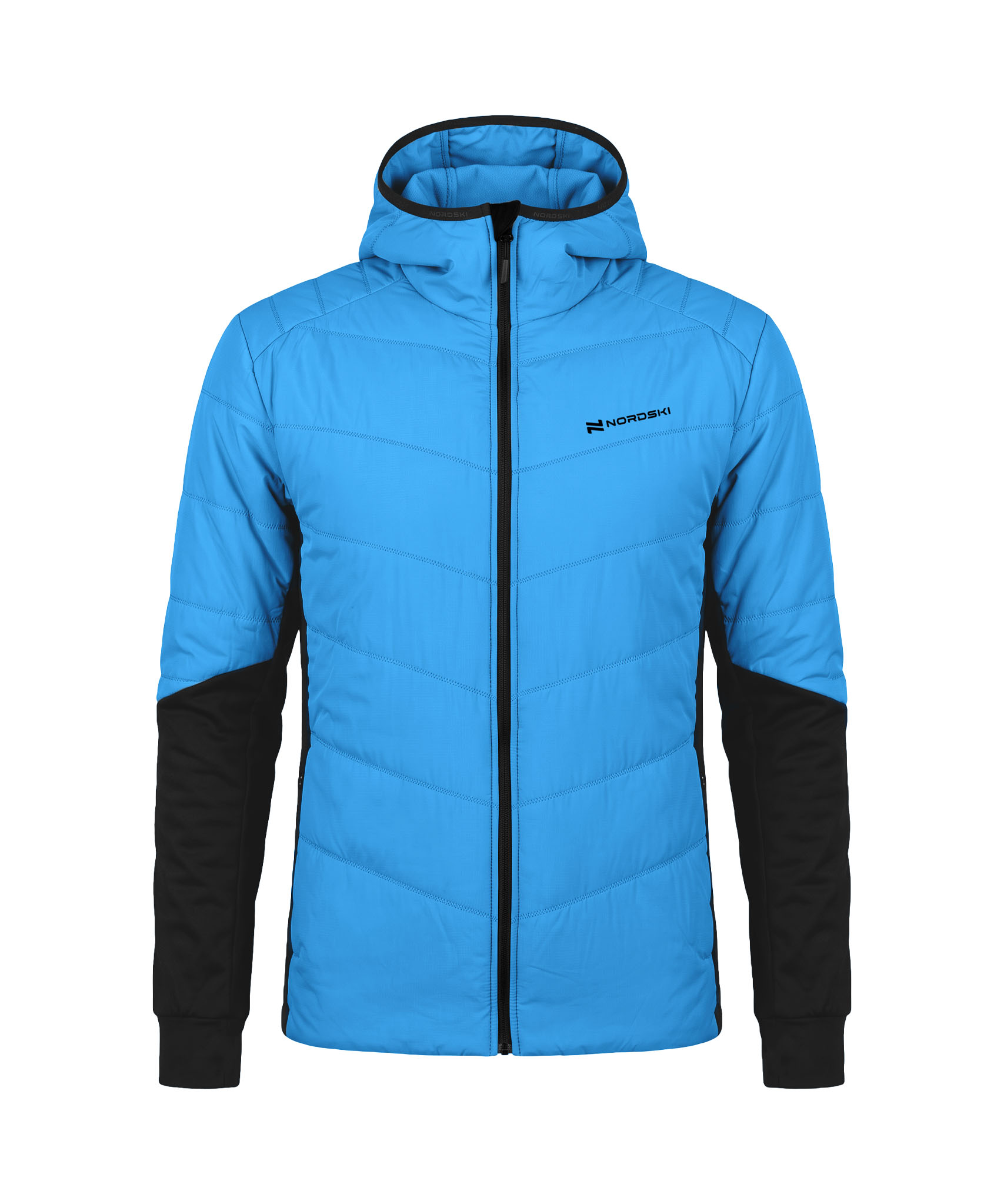 Куртка Nordski Hybrid Hood 2.0 Light Blue/Black