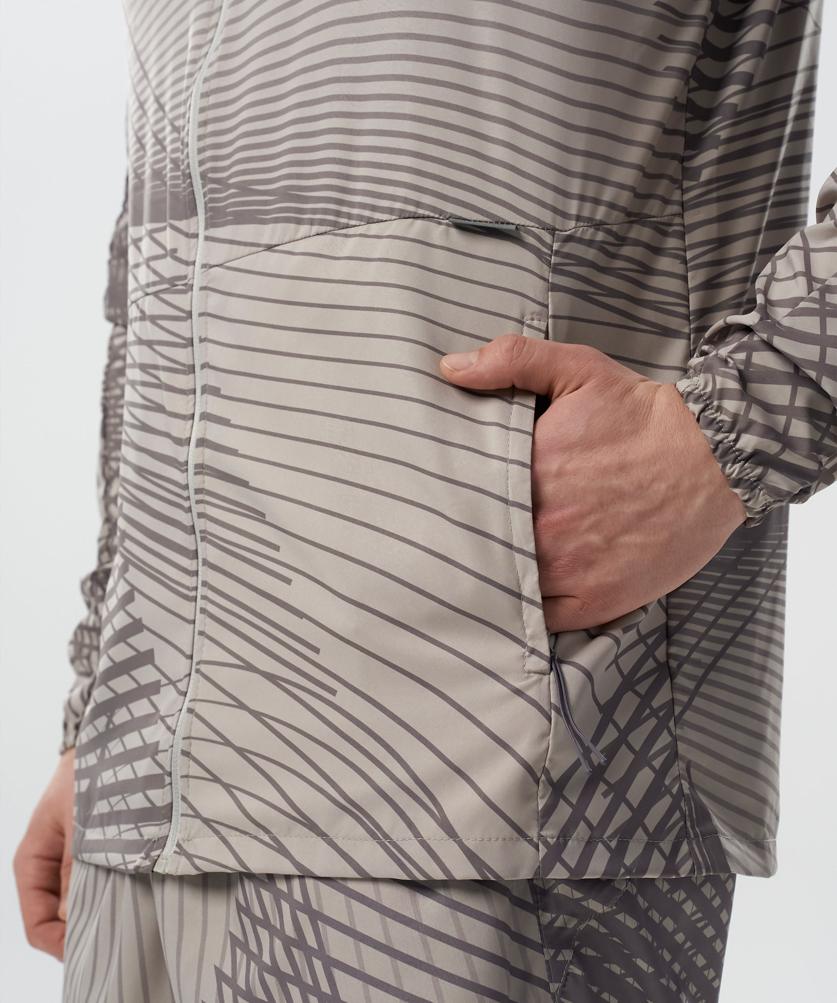 Ветровка беговая Nordski Light Cross Granite Pattern