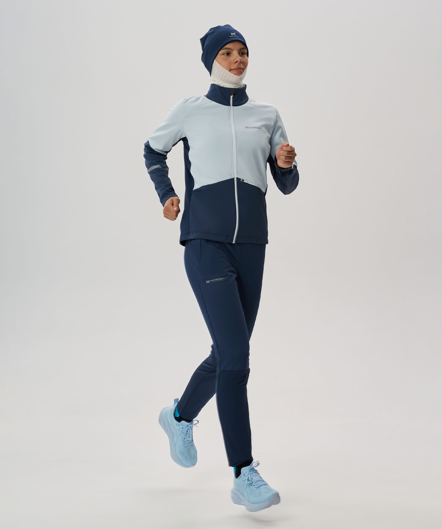 Тренировочная куртка Nordski Pro 2.0 Pearl Blue/Blue W