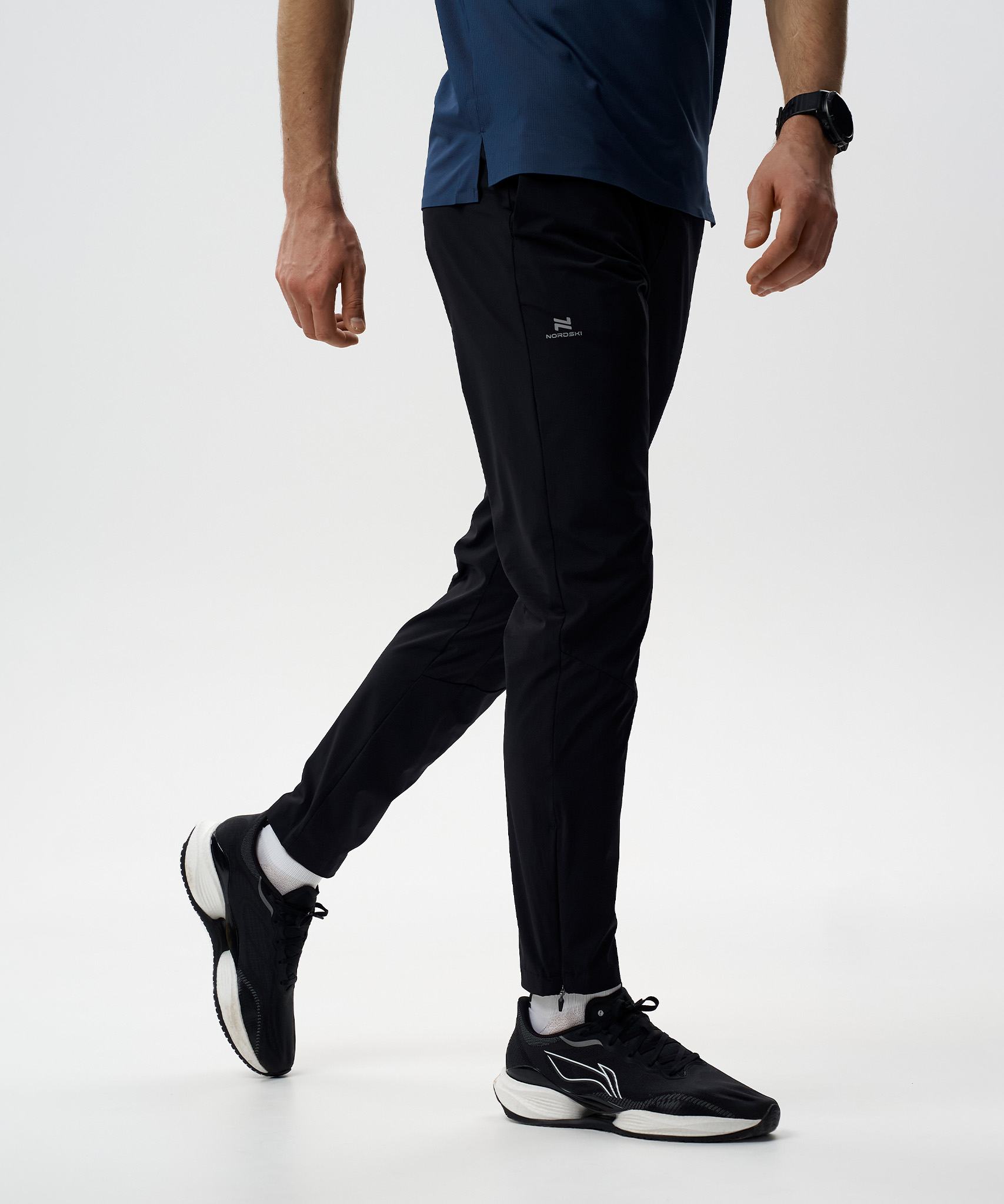 Брюки беговые Nordski Road Black