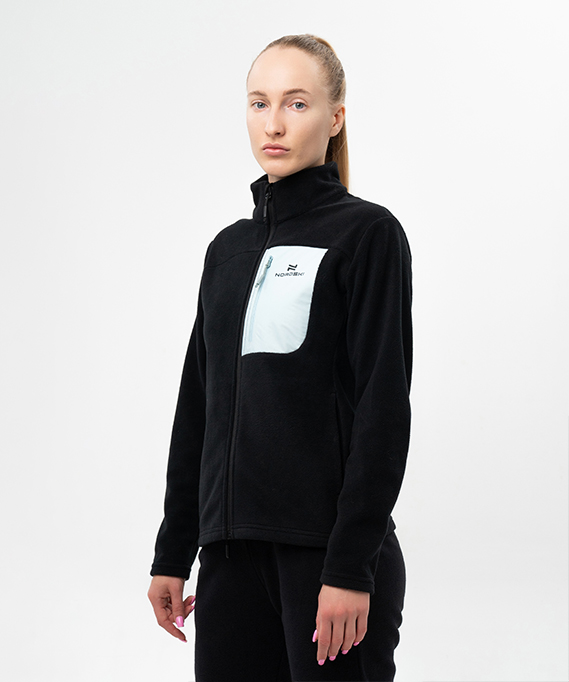 Толстовка Nordski Heat Black/Aqua W