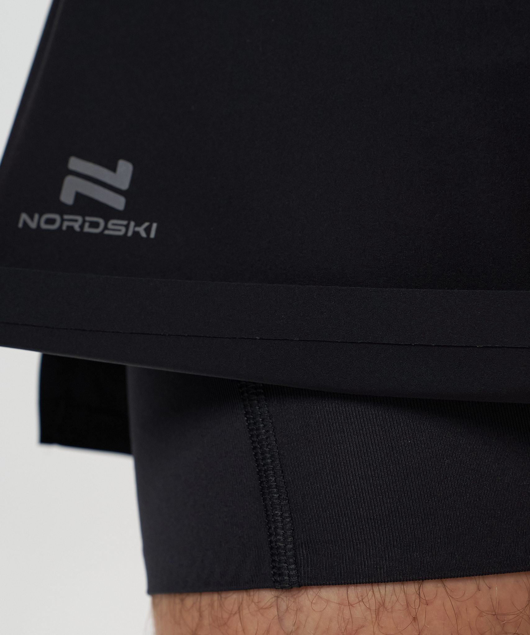 Шорты 2 в 1 Nordski Trail Black