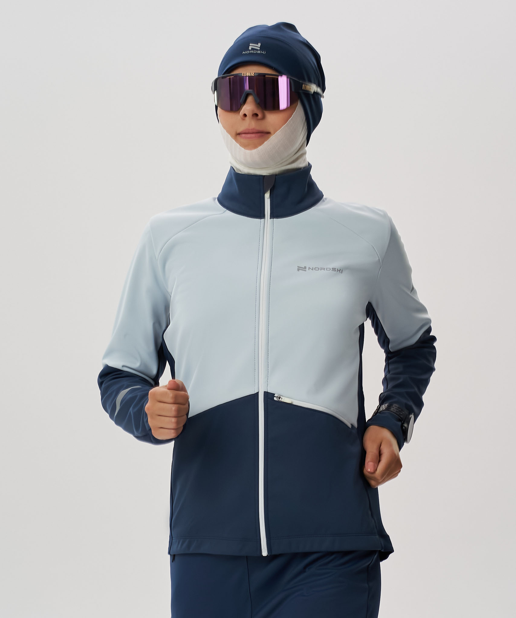 Тренировочная куртка Nordski Pro 2.0 Pearl Blue/Blue W