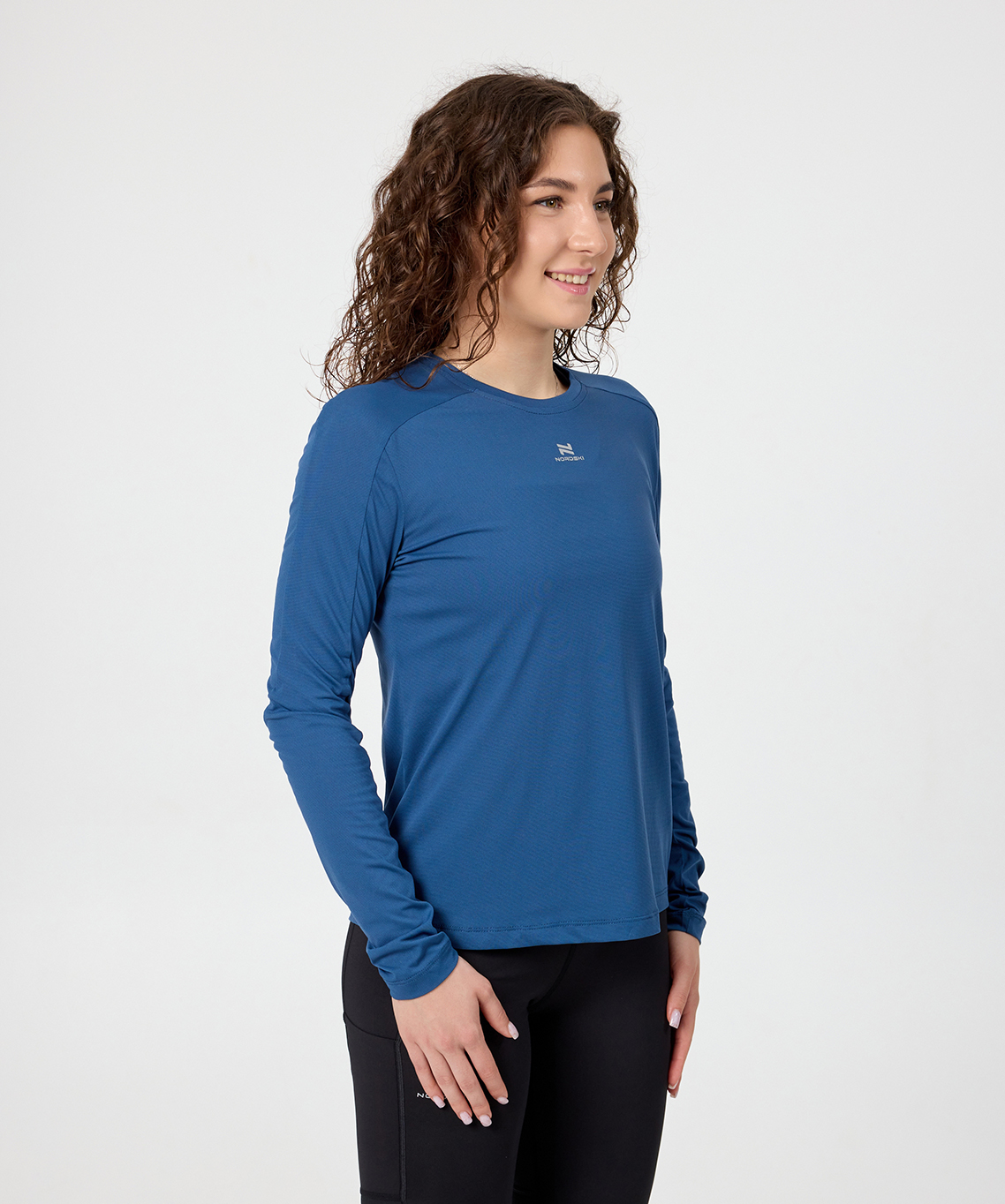 Футболка Nordski Upcast Indigo с длинным рукавом W