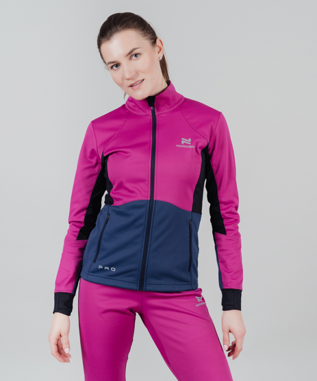 Тренировочная куртка Nordski Pro Fuchsia/Blue W