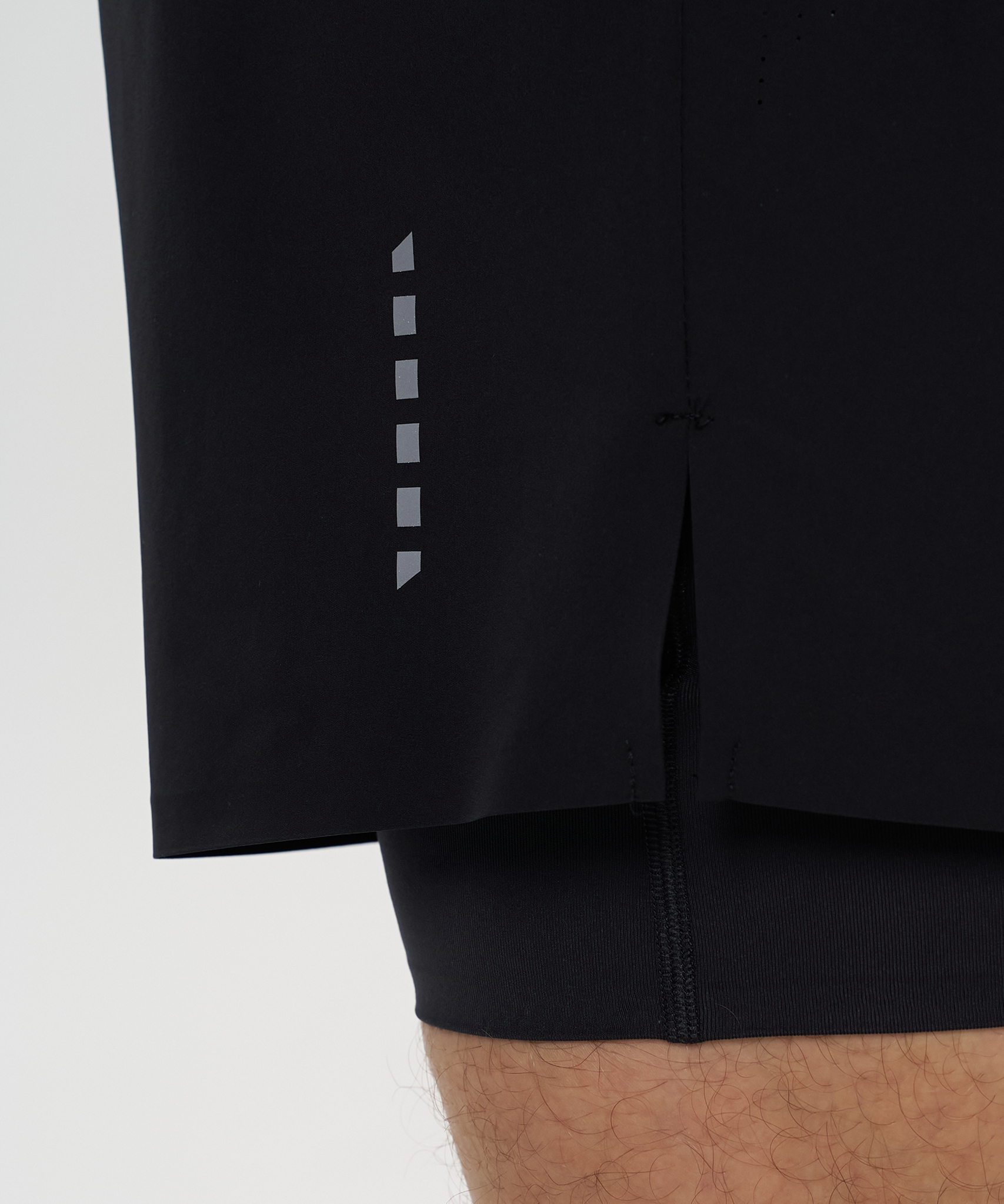 Шорты 2 в 1 Nordski Trail Black