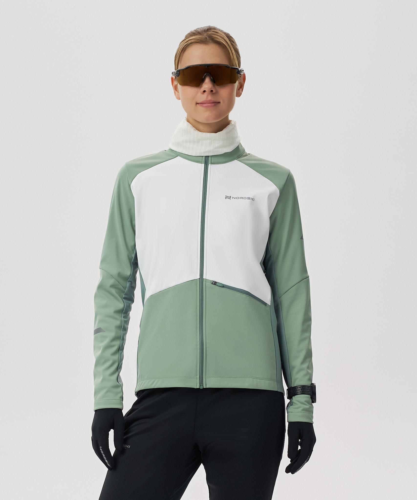 Тренировочная куртка Nordski Pro 2.0 Ice Mint/White W