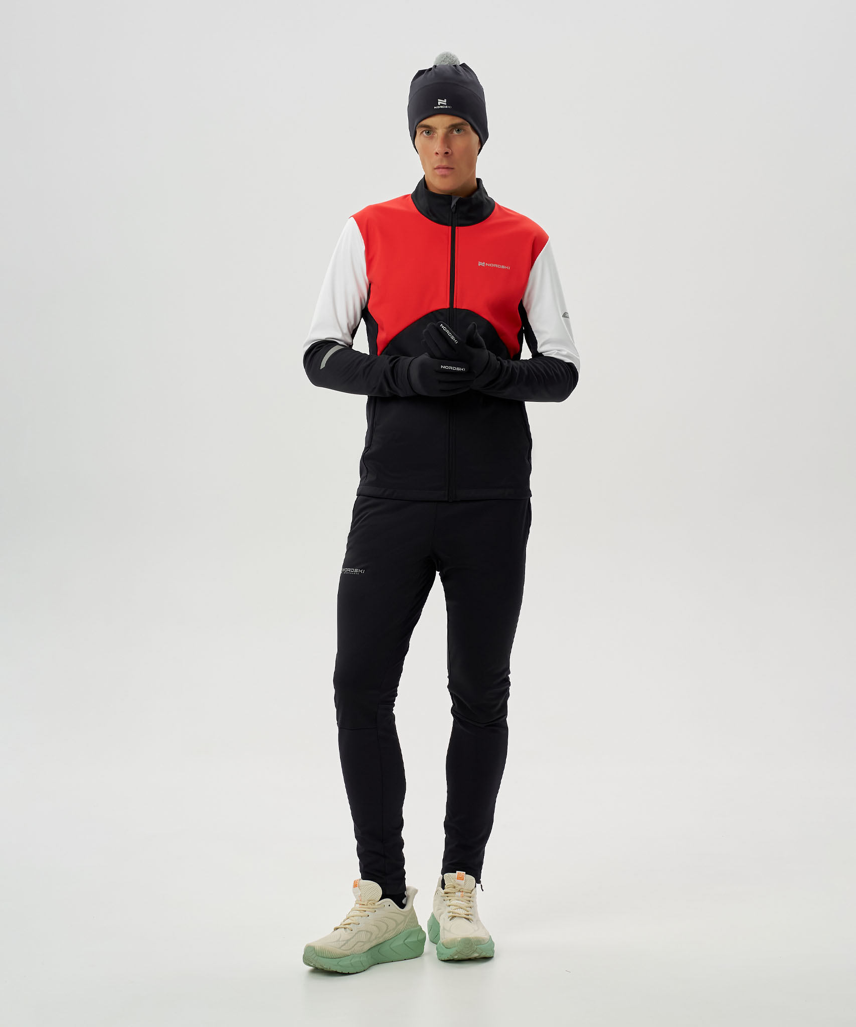 Тренировочная куртка Nordski Pro 2.0 Red/Black/White