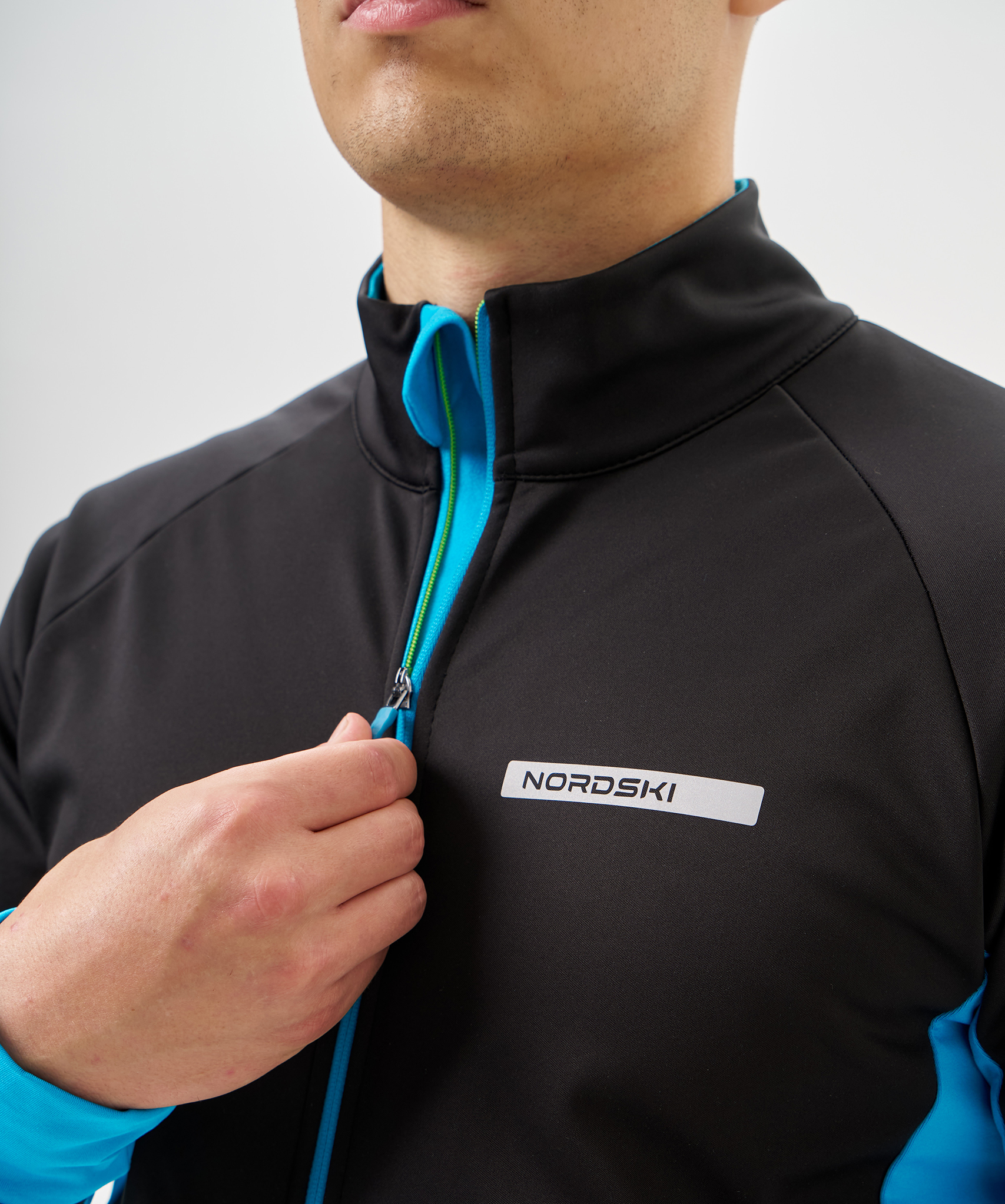 Тренировочная куртка Nordski Core Black/Breeze