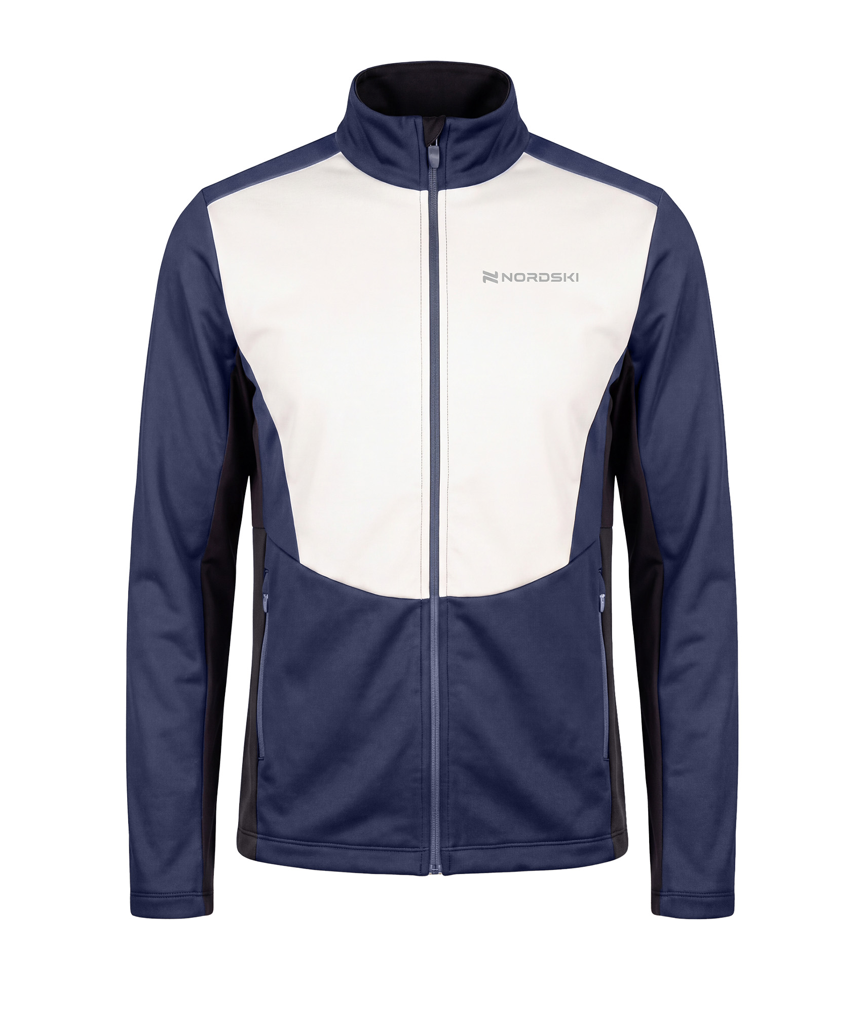 Тренировочная куртка Nordski Advance White/Titan/Black