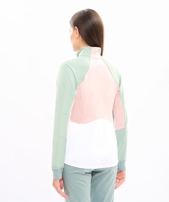 Тренировочная куртка Nordski Pro Ice Mint/Soft Pink W