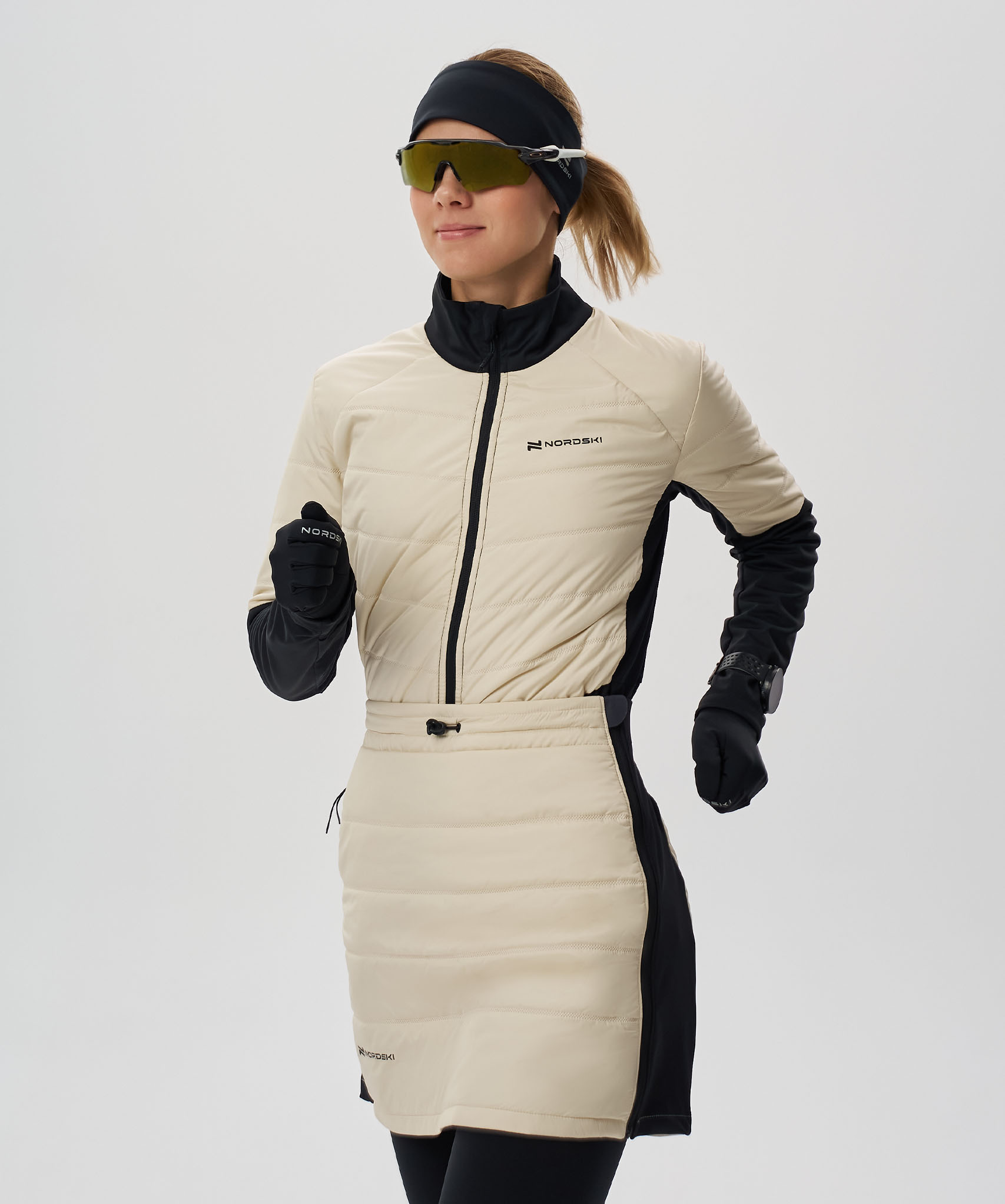 Юбка Nordski Hybrid Pro 2.0 Beige/Black W