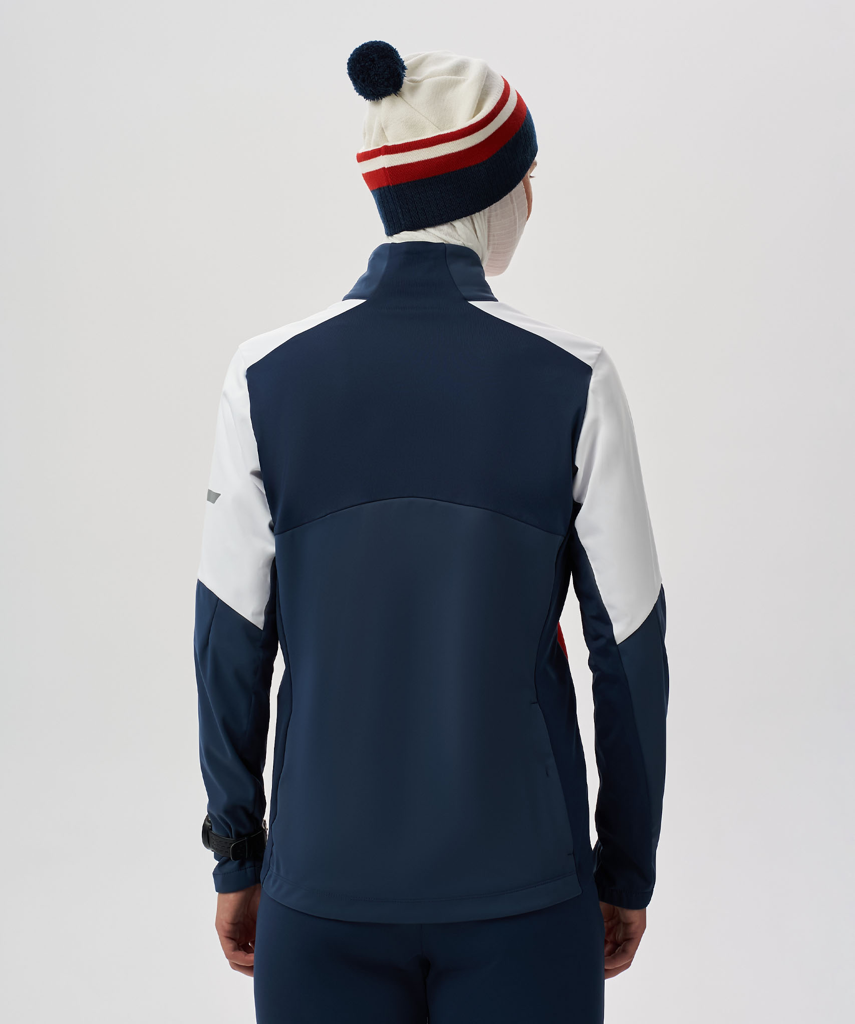 Тренировочная куртка Nordski Pro 2.0 White/Blue/Red W
