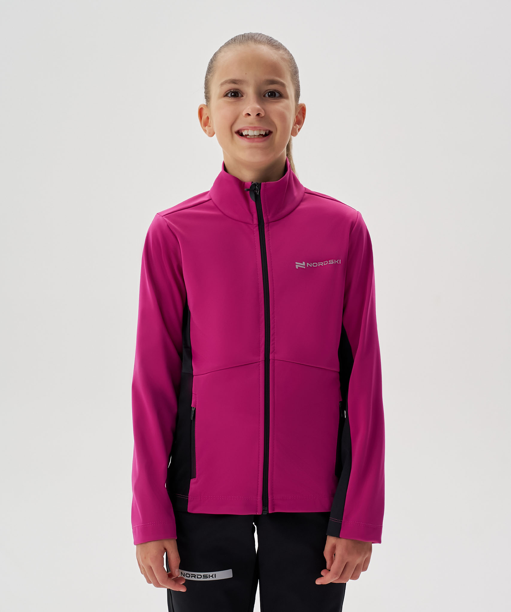 Тренировочная куртка Nordski Jr. Advance Fuchsia/Black