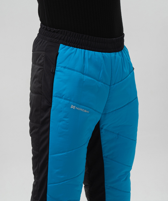 Брюки Nordski Hybrid Warm 2.0 Light Blue/Black