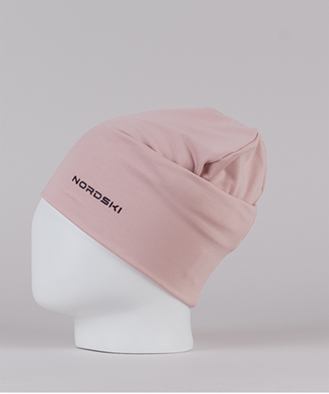 Тренировочная шапка Nordski Train Long Candy Pink