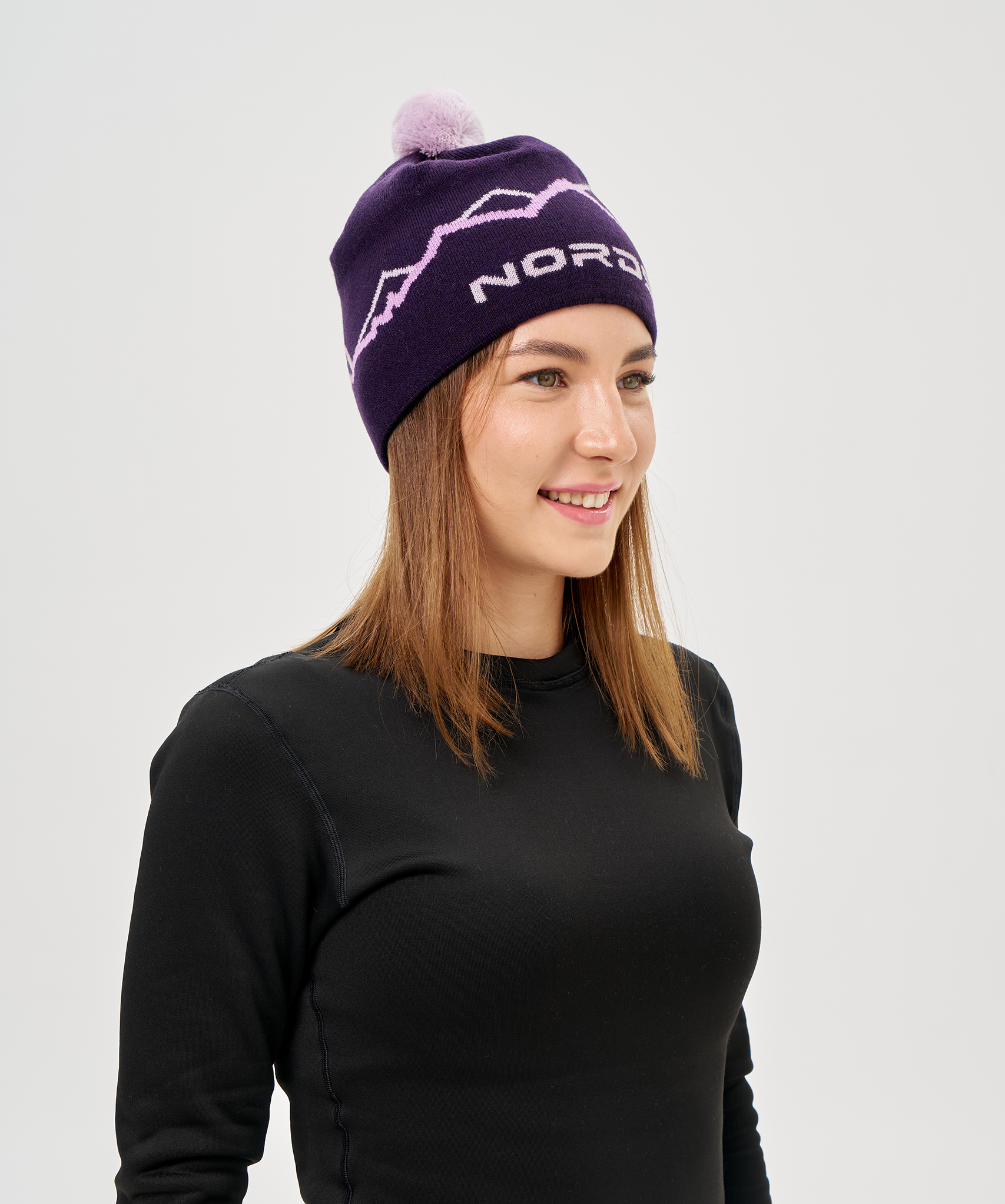 Шапка Nordski Track Plum