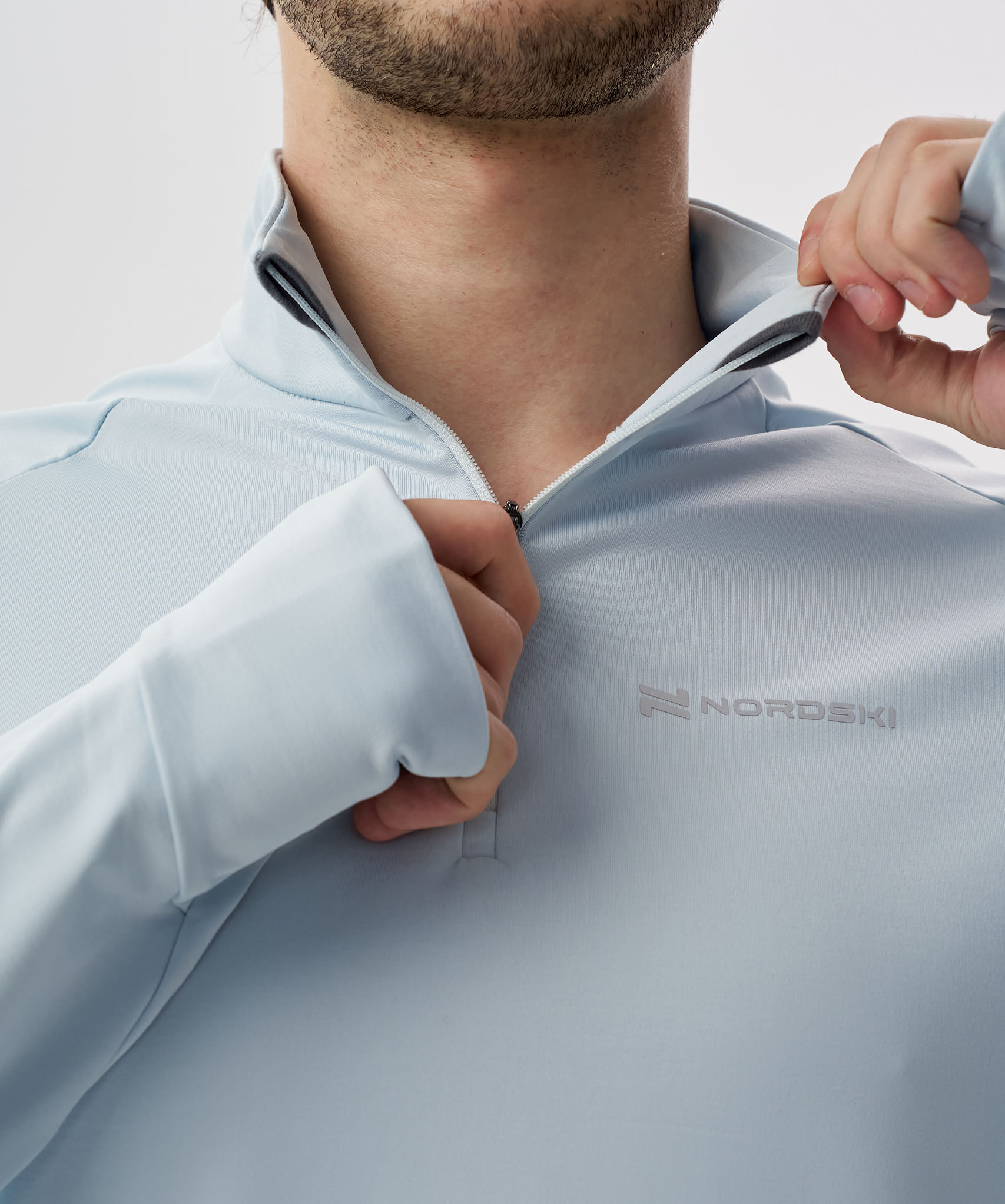 Лонгслив Nordski Warm 2.0 Pearl Blue