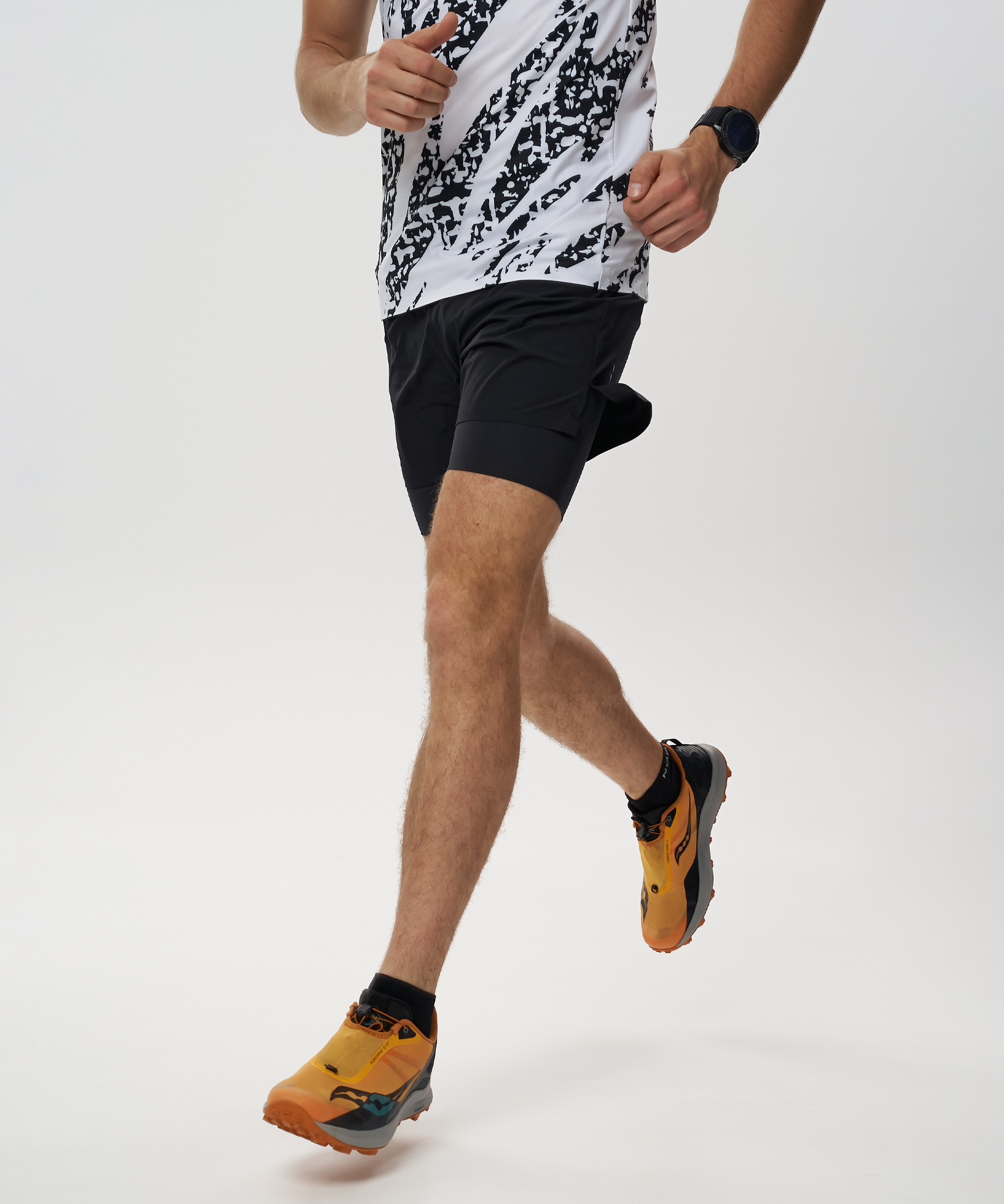 Шорты 2 в 1 Nordski Trail Black