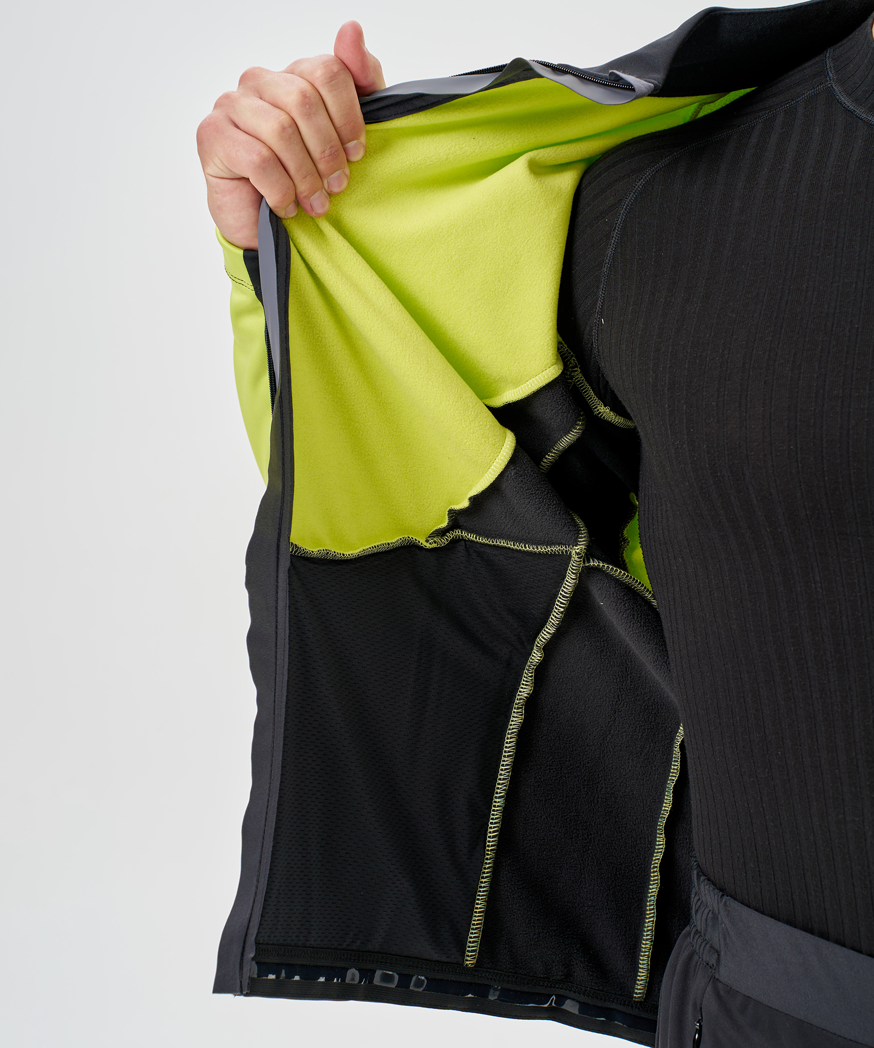 Тренировочная куртка Nordski Advance Lime/Black