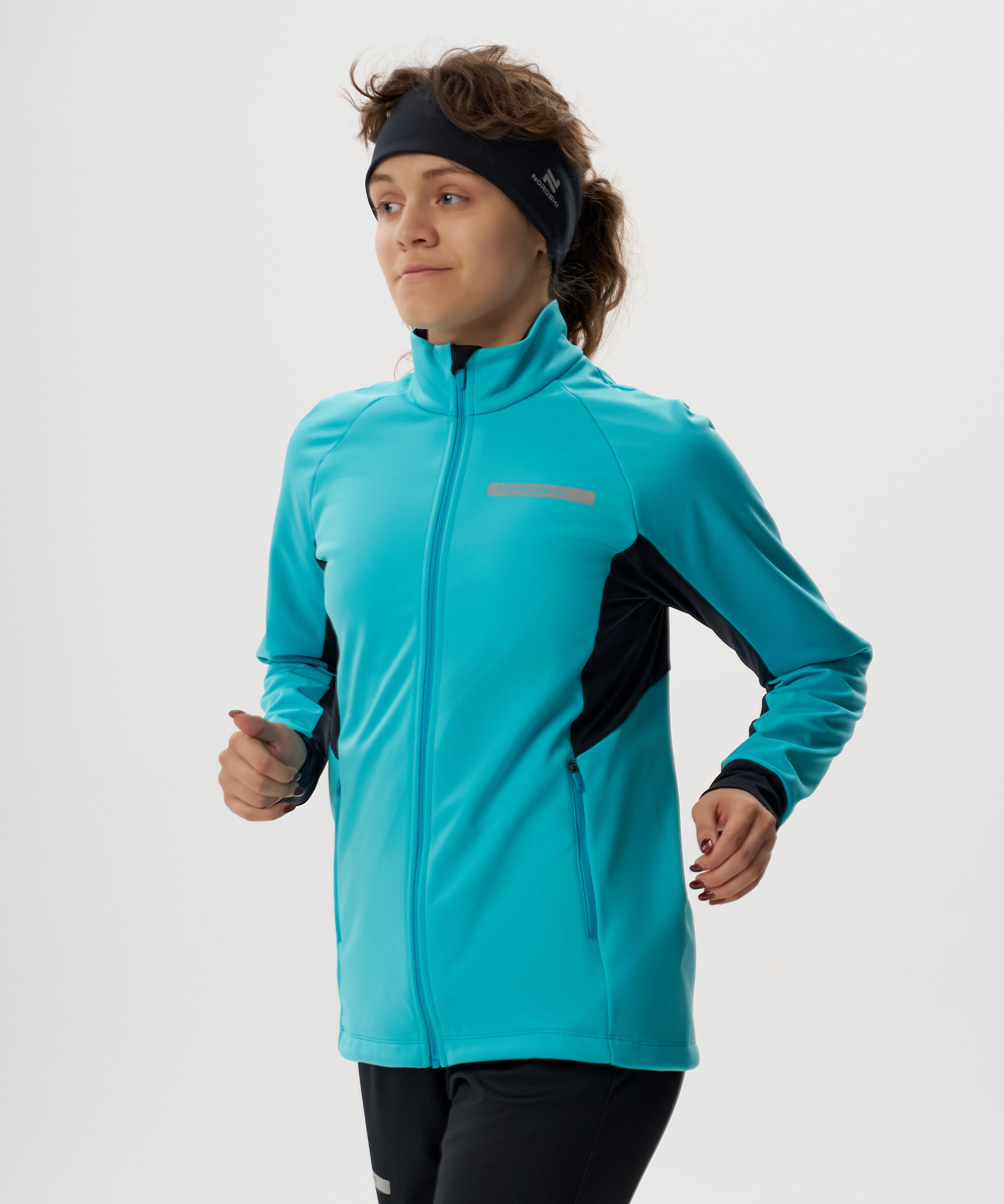 Тренировочная куртка Nordski Core Light Breeze/Black W