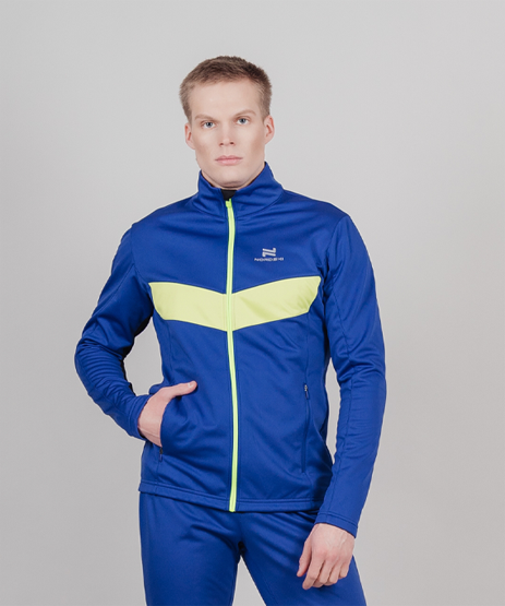 Разминочная куртка Nordski BASE Black/Blue